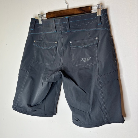 Kuhl Dark Gray Zip Off Hiking Outdoor Athleisure Shorts Size 8 - Picture 6 of 7